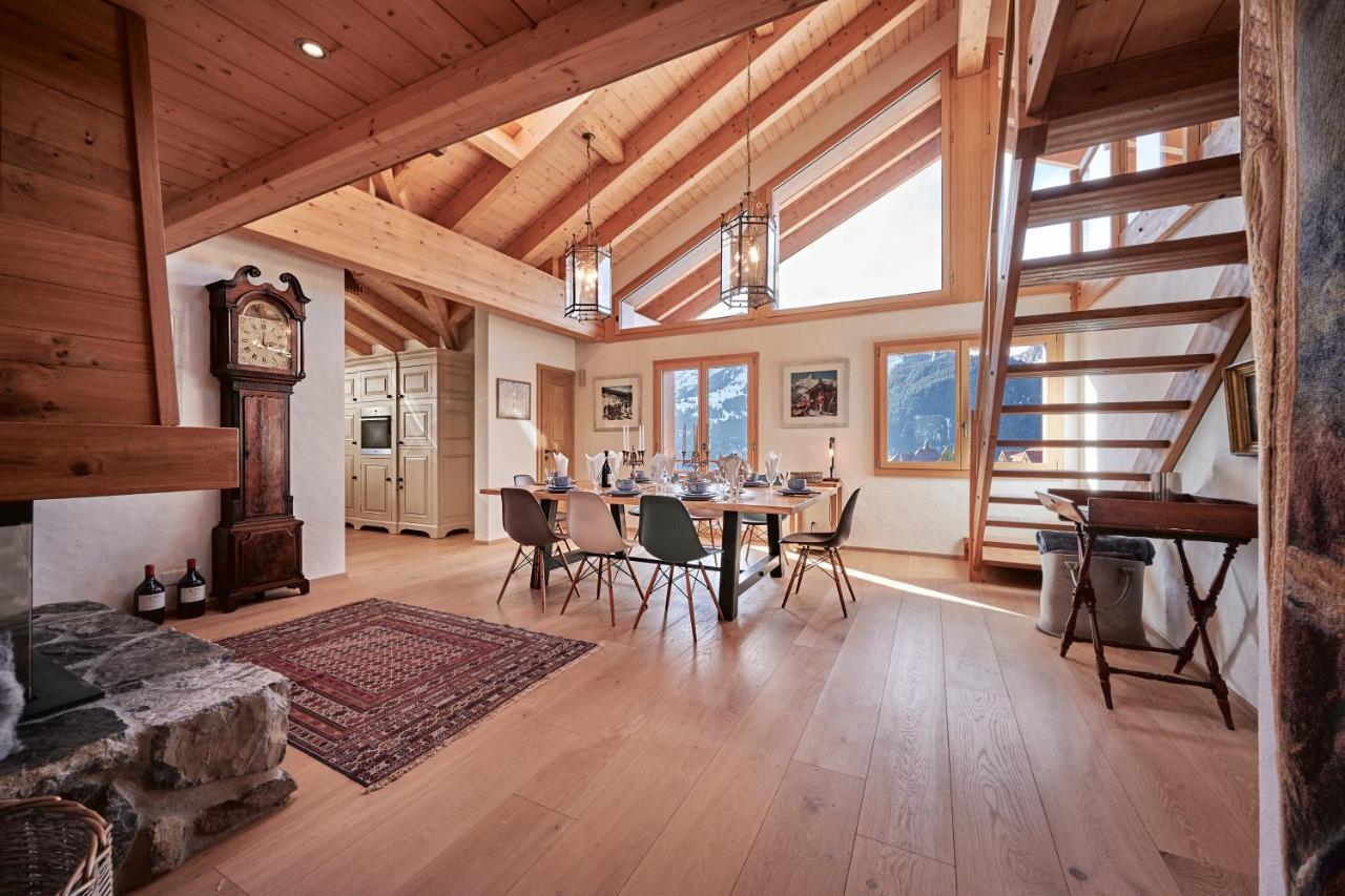 Chalet Baergsunna Penthouse Wengen Exterior foto