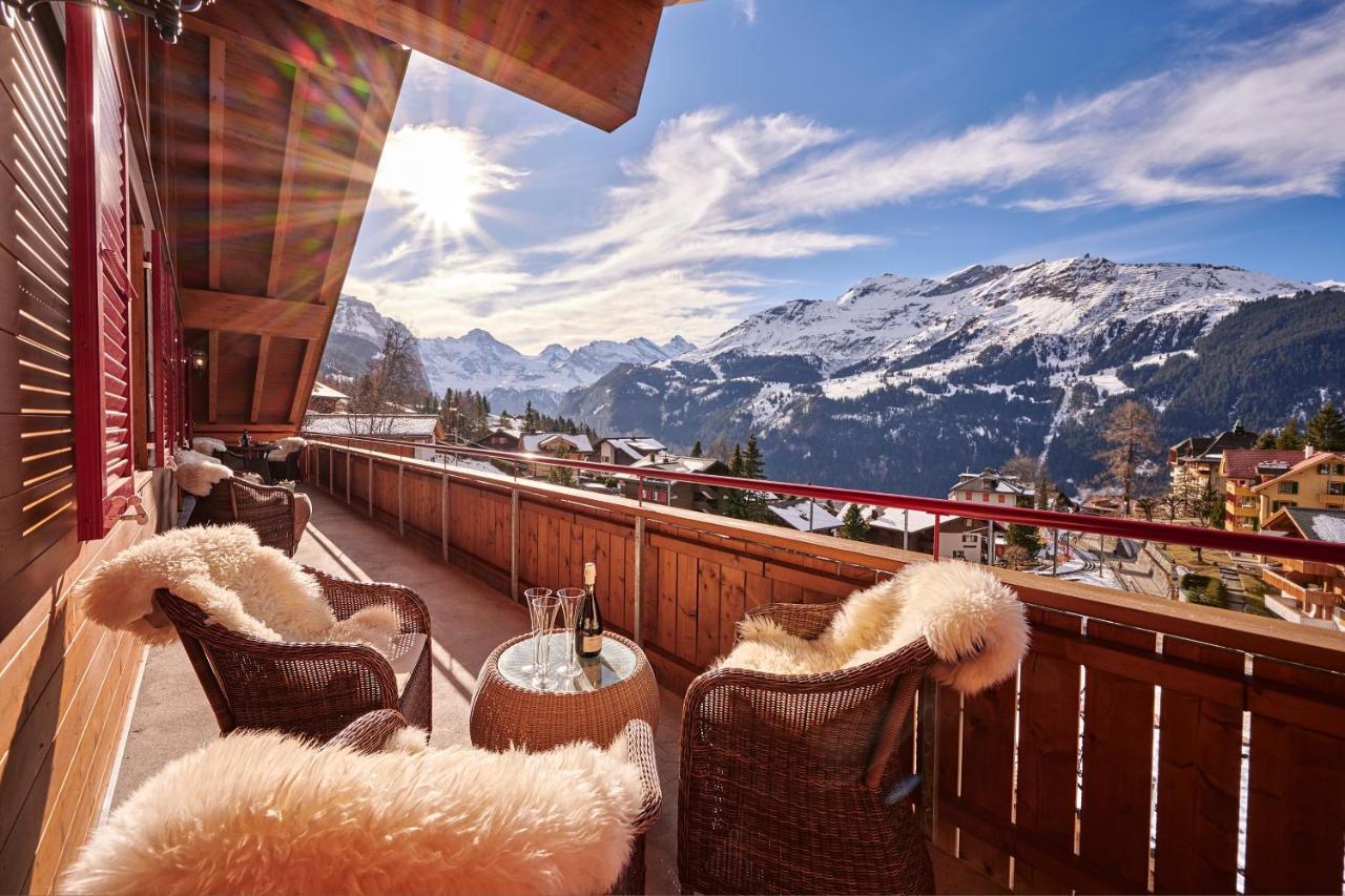 Chalet Baergsunna Penthouse Wengen Exterior foto