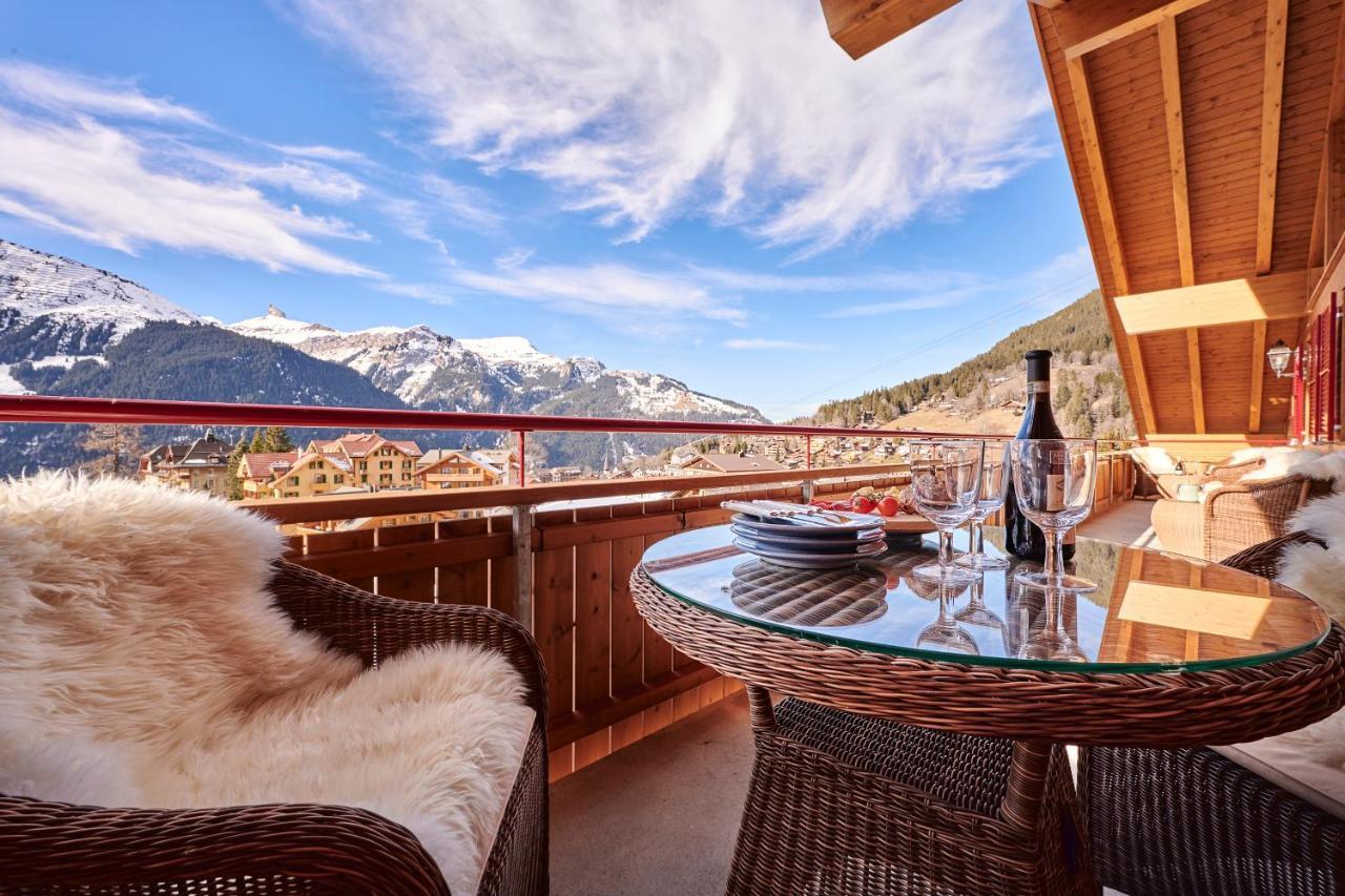 Chalet Baergsunna Penthouse Wengen Exterior foto