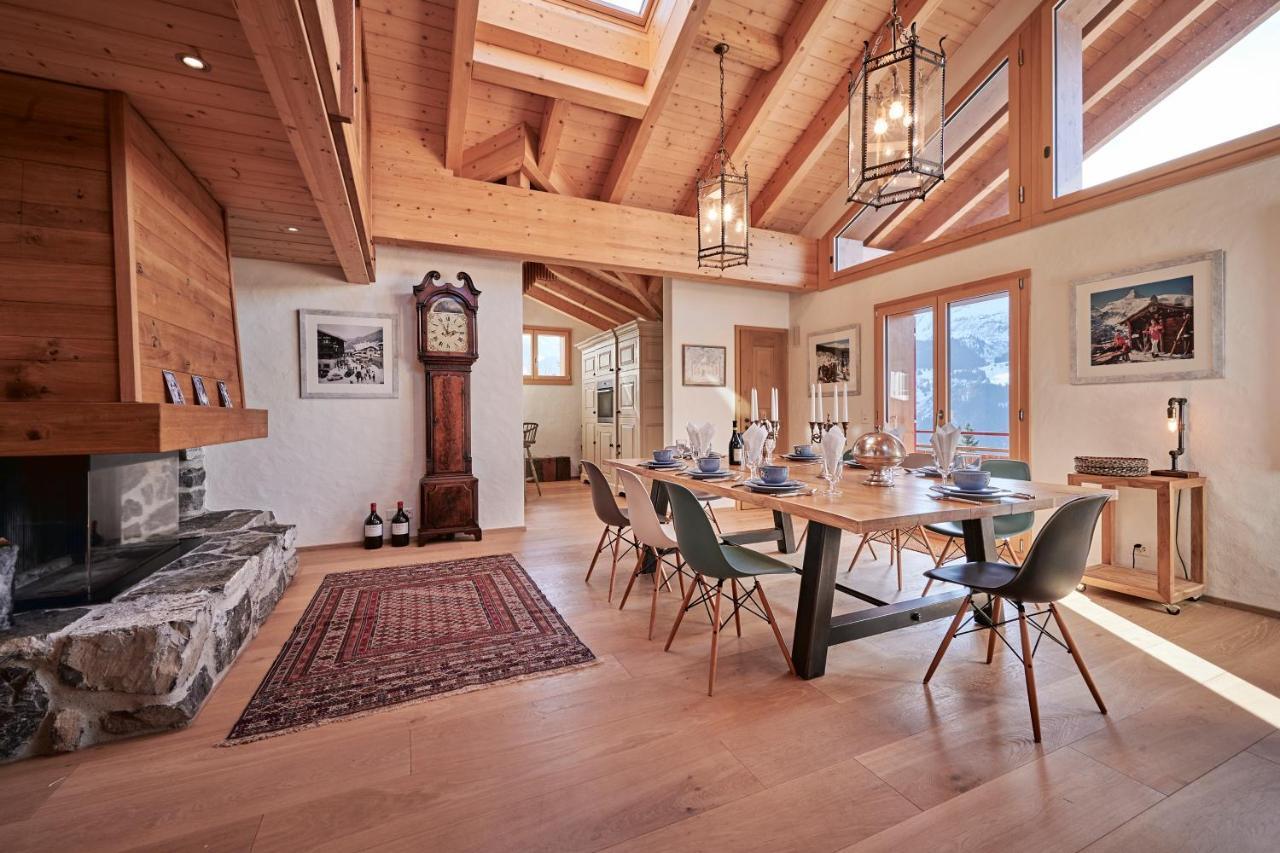 Chalet Baergsunna Penthouse Wengen Exterior foto